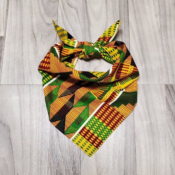 Ethnic African Print Dog Bandana