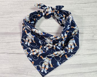 Space Crew Bandana | Astronaut Tie-On Pet Scarf