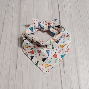 Birthday Hat Dog Bandana