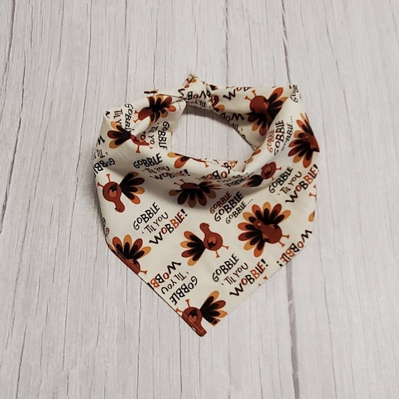 Thanksgiving Turkey Dog Bandana