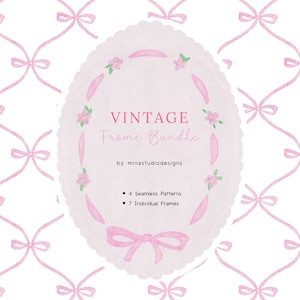 Vintage Rosa Bogen Rahmen, Oval Jakobsmuschel Aquarell Rahmen, Bogen Musterdesign, Band Rahmen Clipart, Aquarell Clip Art, Baby Dusche Clipart