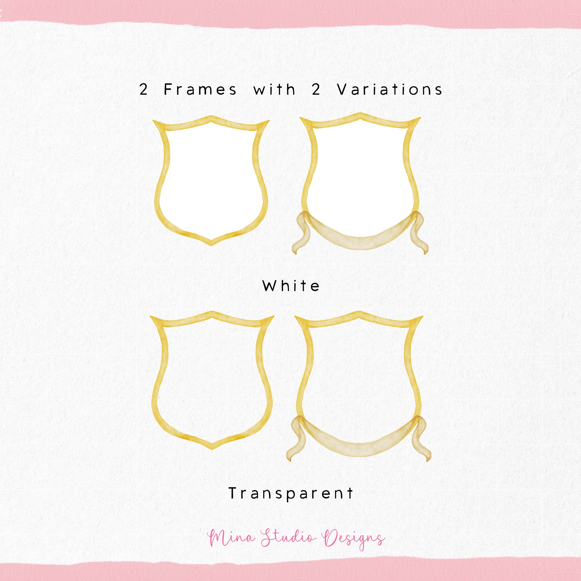 Gold Graduation Watercolor Clip Art, Graduation Hat Clipart, Gold Crest ...