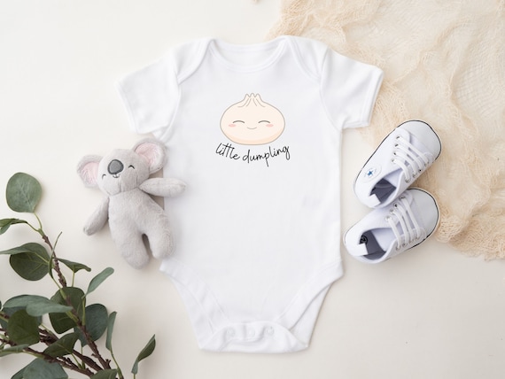 Little Boba Bodysuit Baby Shower Gift Pregnancy Announcement Gift for New  Mom Cute Bodysuit Asian Bodysuits Baby Clothing 