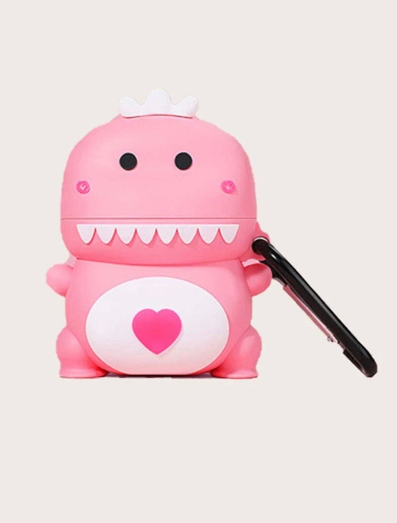 1pc cute cartoon airpods case, Pink heart with cute cat pattern case,  luxury shock proof case compatible with airpods 2nd gen/3rd/pro/pro 2nd.  black cute earbuds case for Airpods.