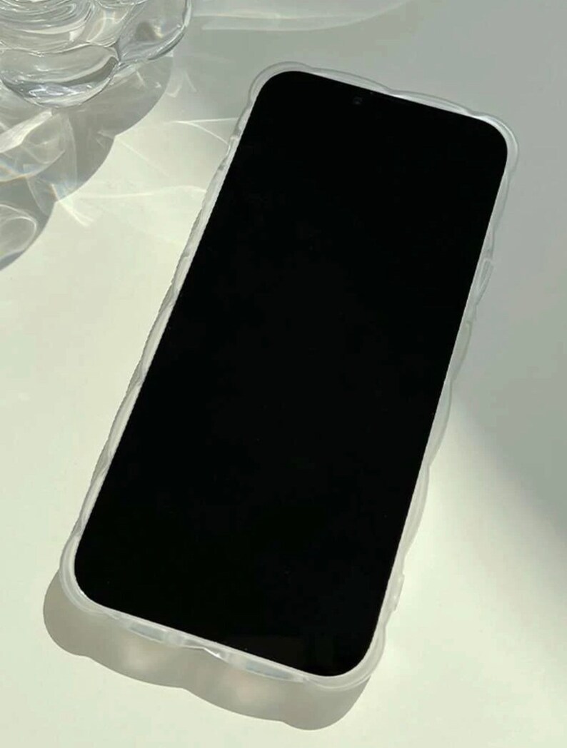 Floral Pattern Clear Phone Case/ Iphone 13/iphone 13 Pro/ Etsy