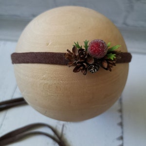 Headband for newborn photo shoot, newborn headbands christmas props,christmas newborn photo shoot