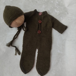 Newborn photo shoot outfit, Set newborn photo session, romper for newborn photo shoot
