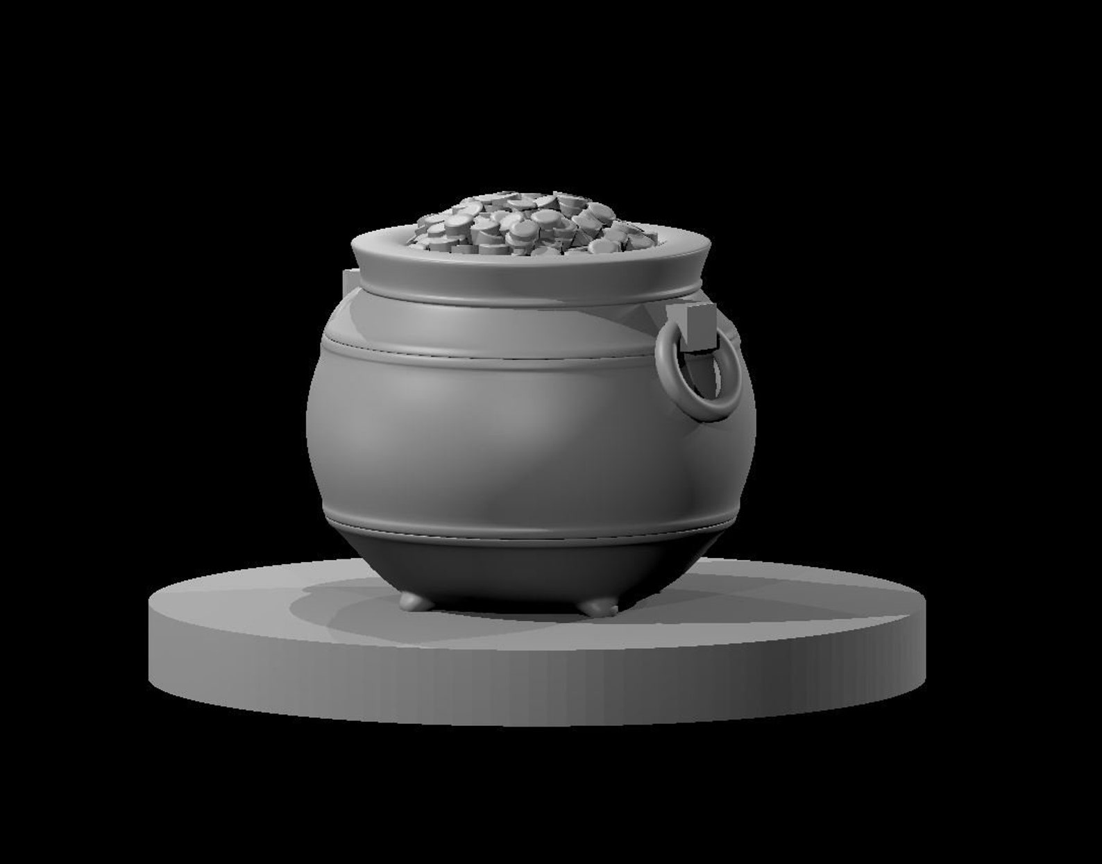 Pot of Gold Mimic Miniatures Rpgs Wargaming Dnd Monster Etsy