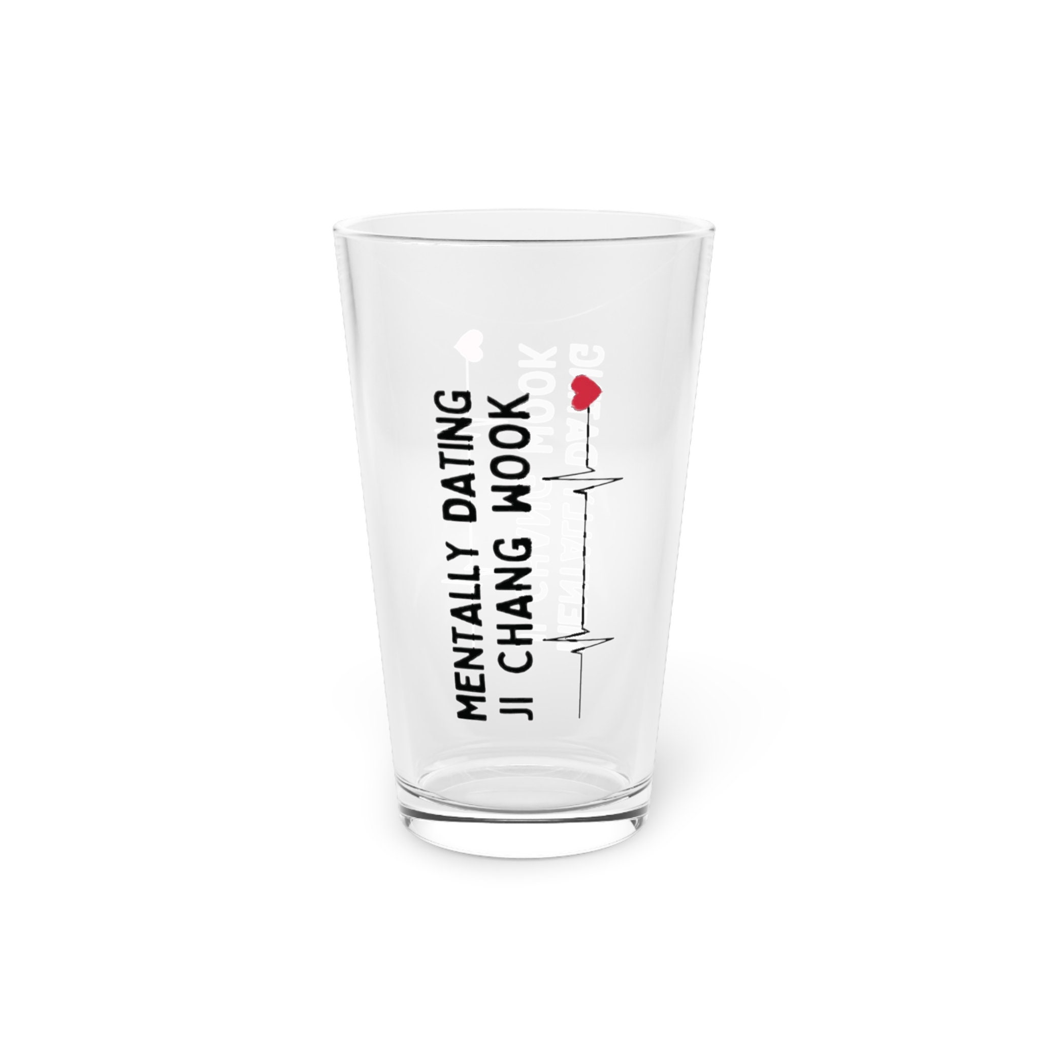 Ji Changwook Pint Glass, Korean Actor Ji Changwook Merch, Kdrama Gift for Ji Chang Wook Fans