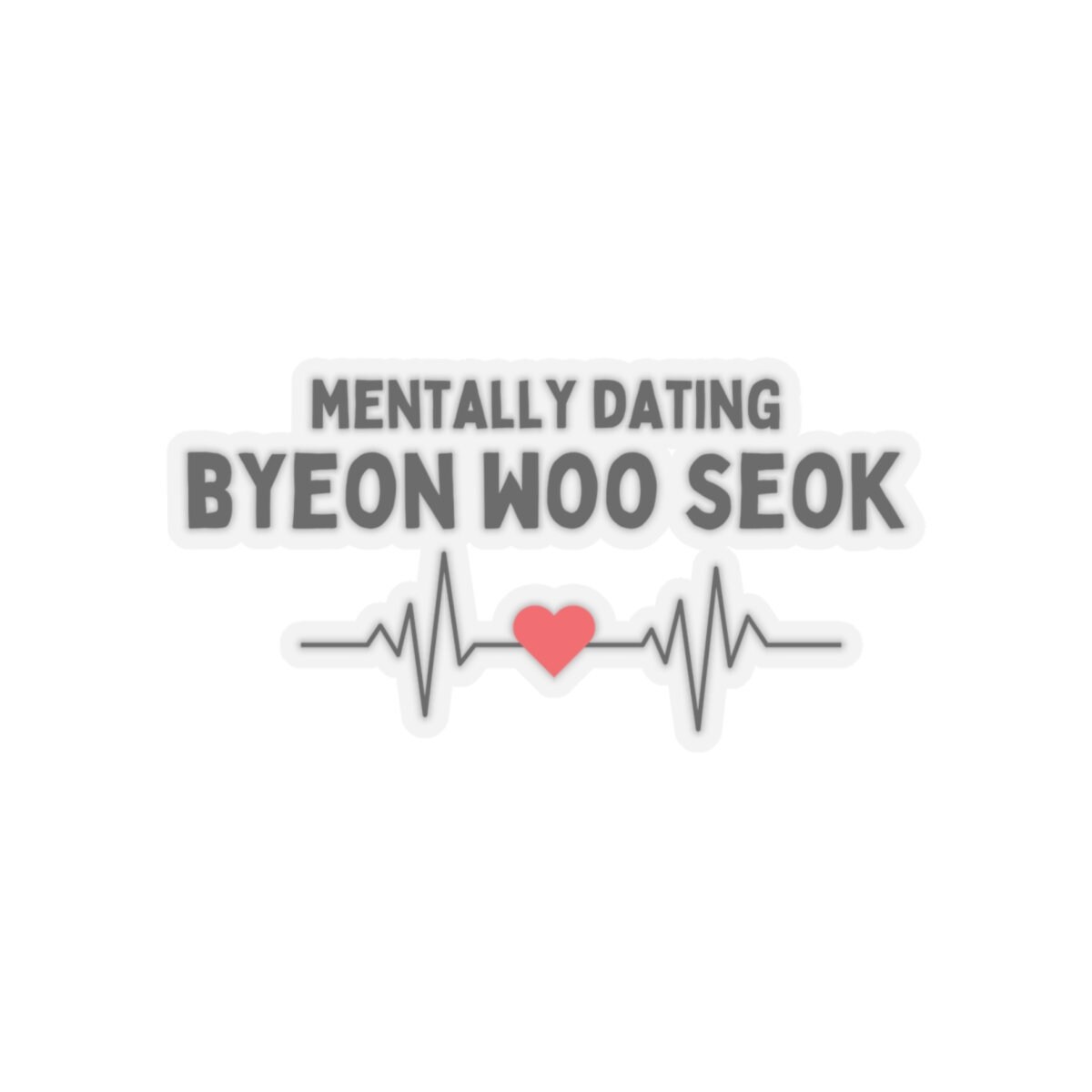 Byeon Woo Seok Sticker, Korean Actor Byeon Woo-seok Merchandise, Kdrama ...