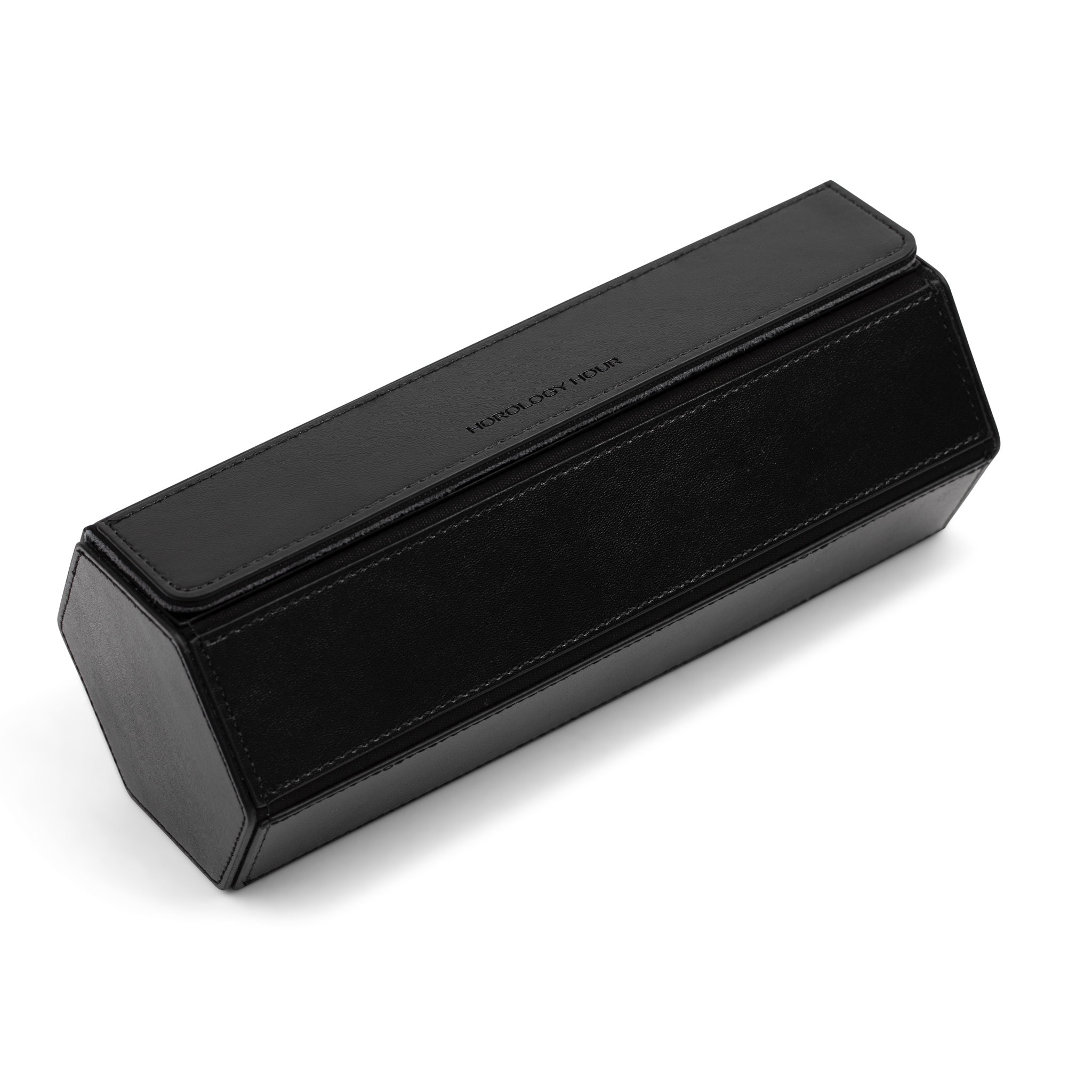 Black Genuine Full Grain Leather Watch Case for Men Watch Etsy