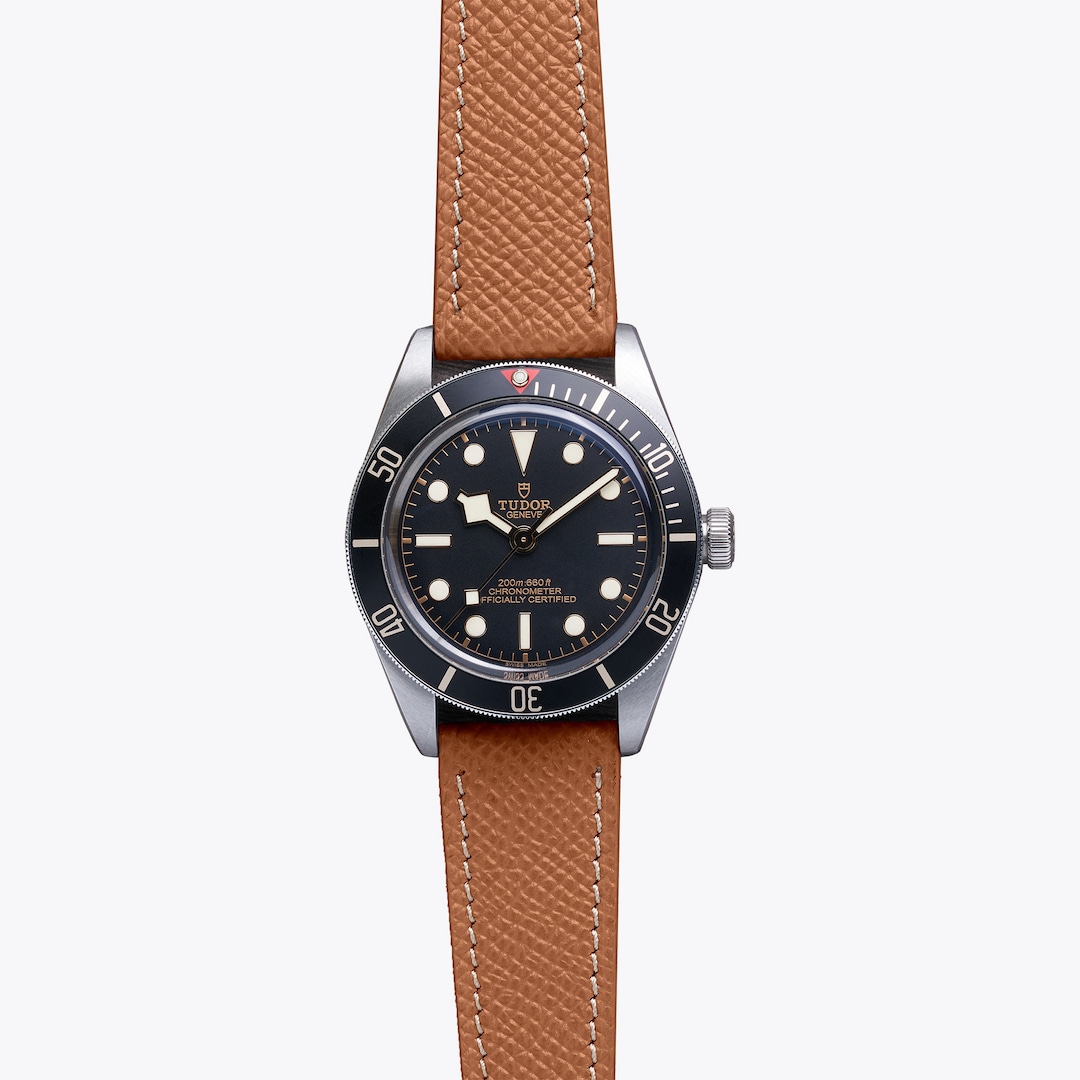 Epsom hermes Leather Watch Strap Handmade With Zermatt Leather Lining