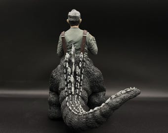 1954 Godzilla + Nakajima 1:6 Art Statue (one-off) 中島 春雄
