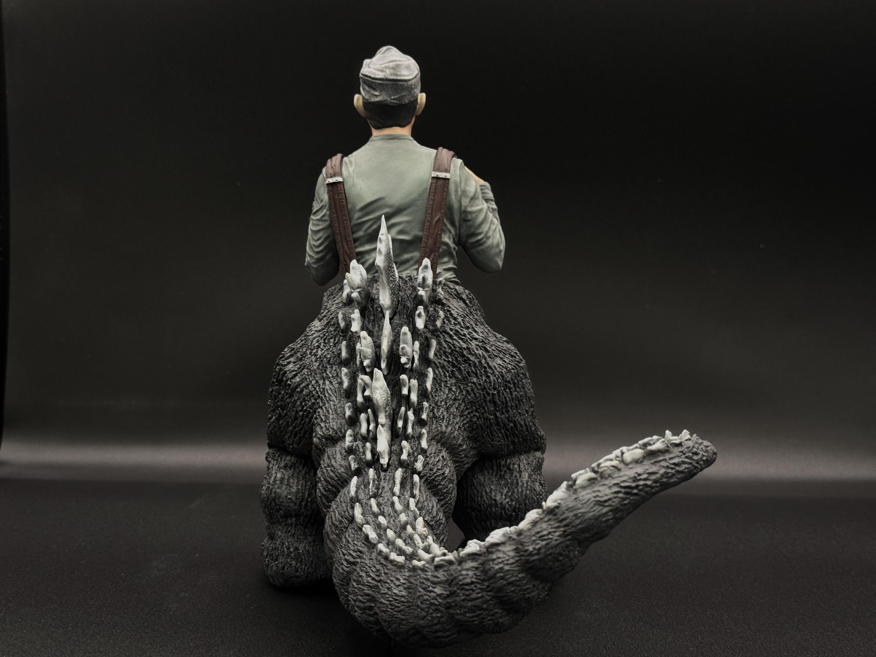 1954 Godzilla + Nakajima 1:6 Art Statue (one-off) 中島 春雄