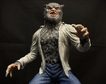 Wolfman Monster Squad Art Statue (one-off) 狼人 完成品 - Etsy