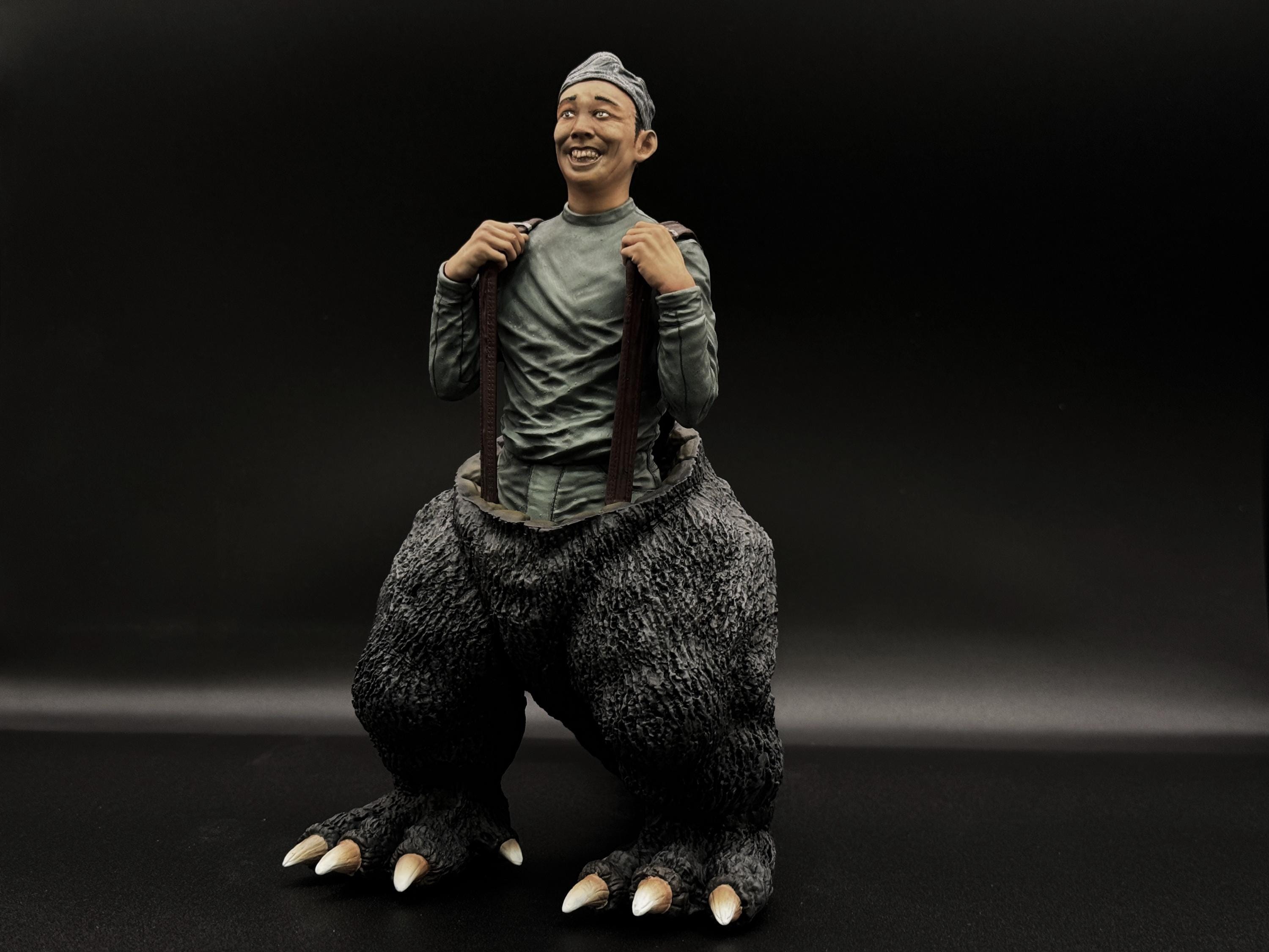 1954 ゴジラ + 中島 1:6 アートスタチュー (ワンオフ) 中島 春雄 +