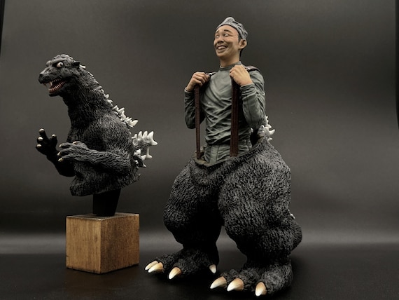 1954 Godzilla + Nakajima 1:6 Art Statue (one-off) 中島 春雄