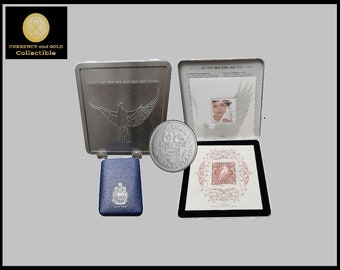 CANADA-2000-Millennium-DOVE-Coin-and-Stamps-Set-Limited Edition Rare Metal Case 