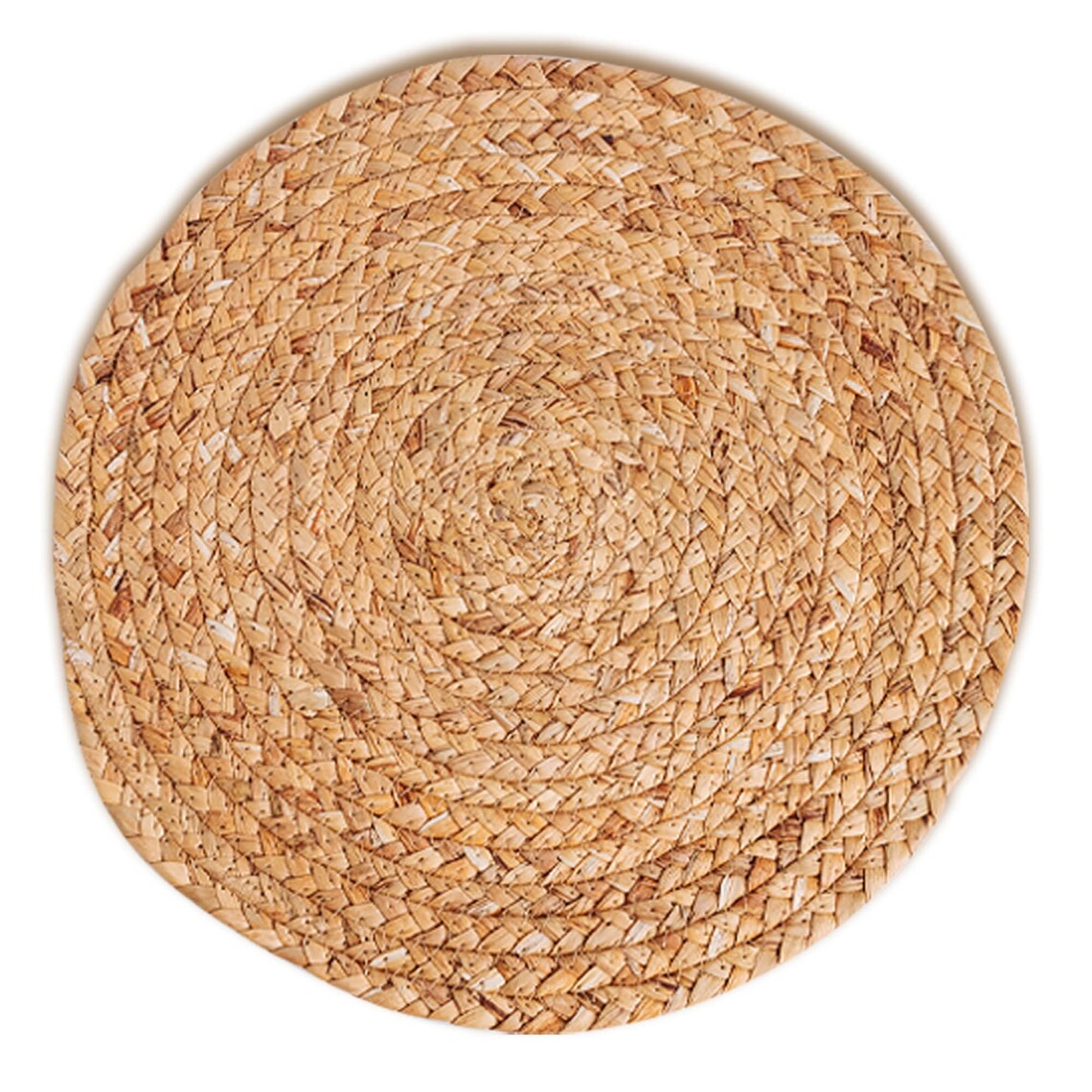 Woven Placemats natural Wicker Placemat Set of 6 Round Etsy Canada