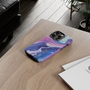Colorful Swirl iPhone Case: Designer Protective Phone Cover
