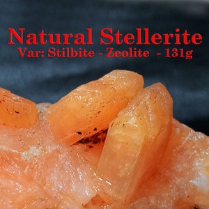 Rare Stellerite - 131g - Var: Stilbite Subgroup - Zeolite Group