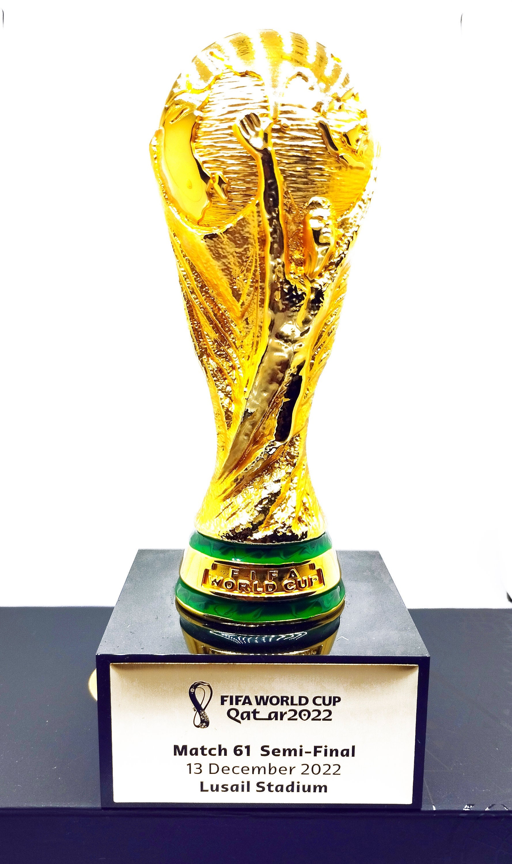 Réplica de trofeo de la Copa Mundial 2022, réplica de la Copa del Mundo,  coleccionables de fútbol de resina de alta calidad, trofeo para fanáticos  de