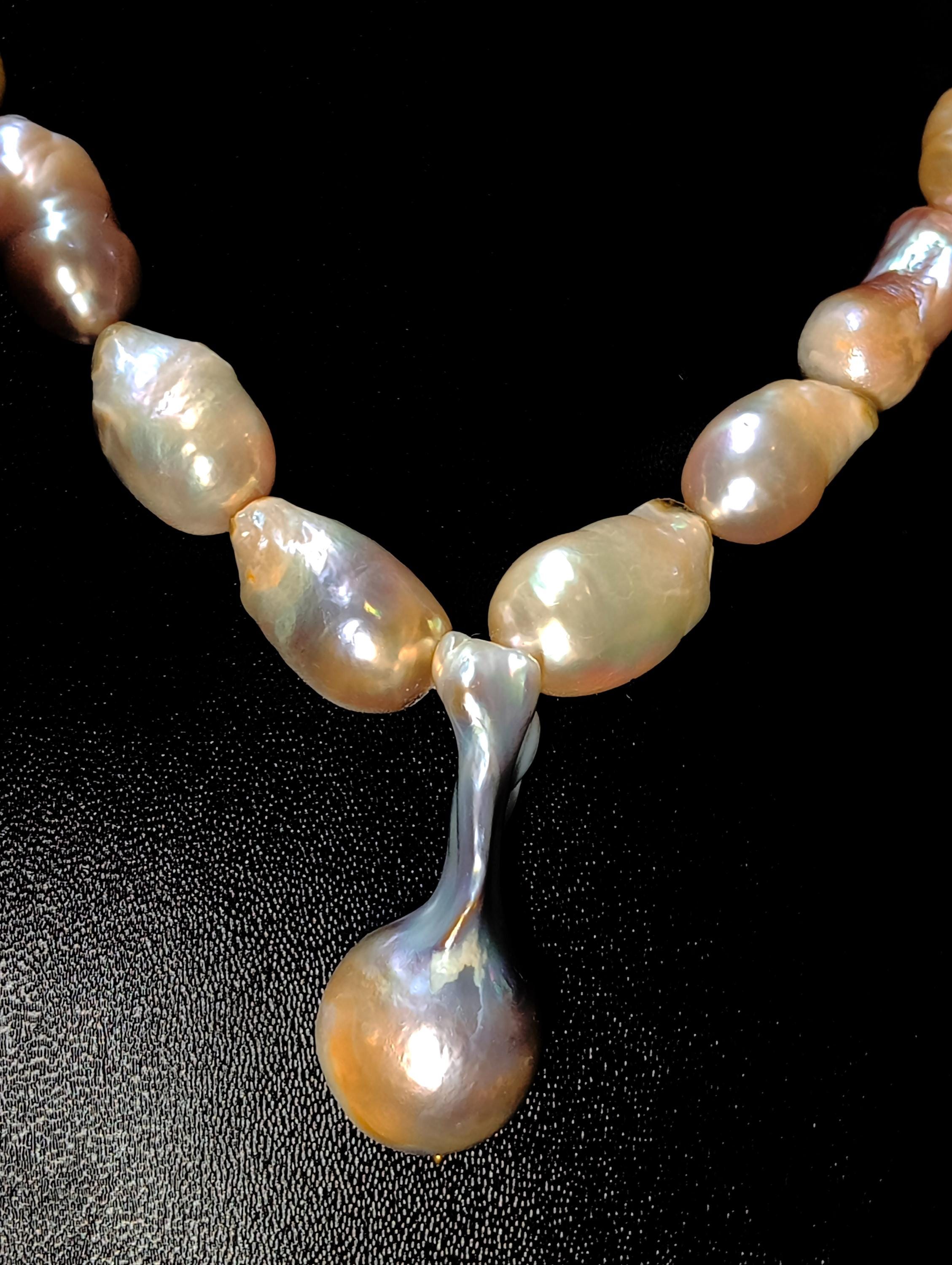 Natural Hyriopsis Schlegelii Necklace- 330ct - Etsy