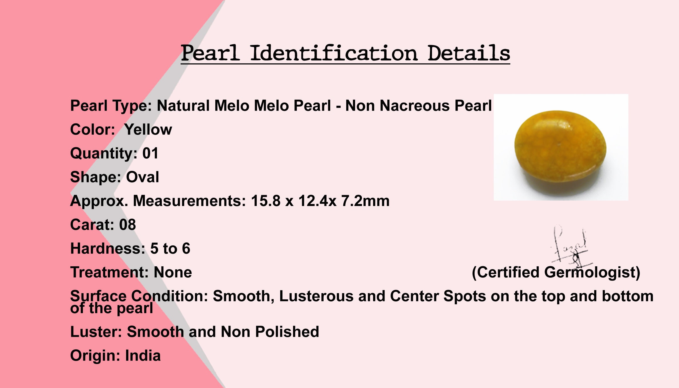 Natural Melo Pearl 8 Carat Collectors Item Etsy natural-melo-pearl-8-carat-collectors-item-etsy