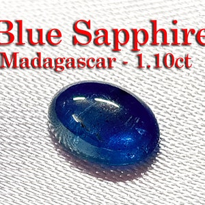 Natural Blue Sapphire - 1.10ct - Madagascar