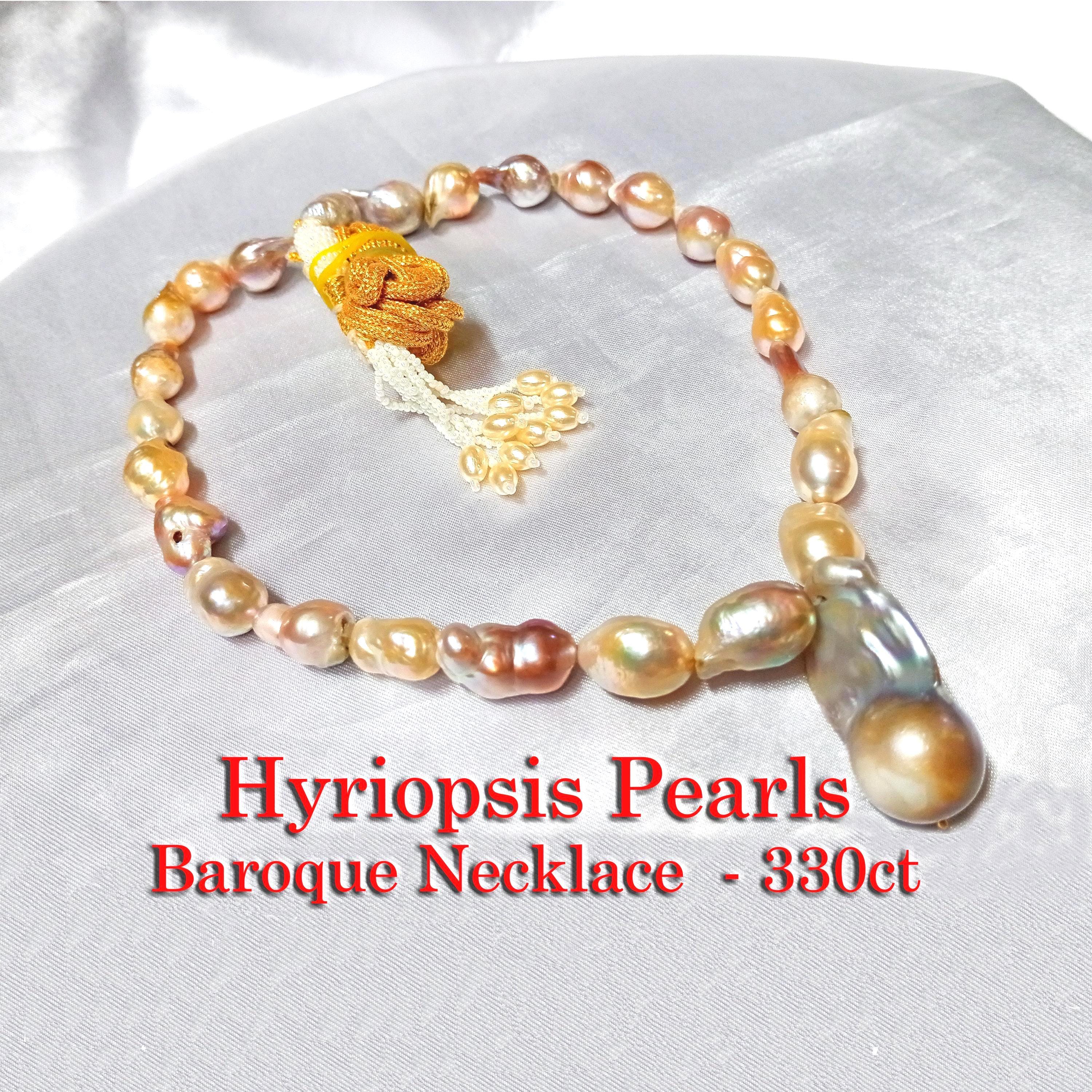 Natural Hyriopsis Schlegelii Necklace- 330ct - Etsy Israel