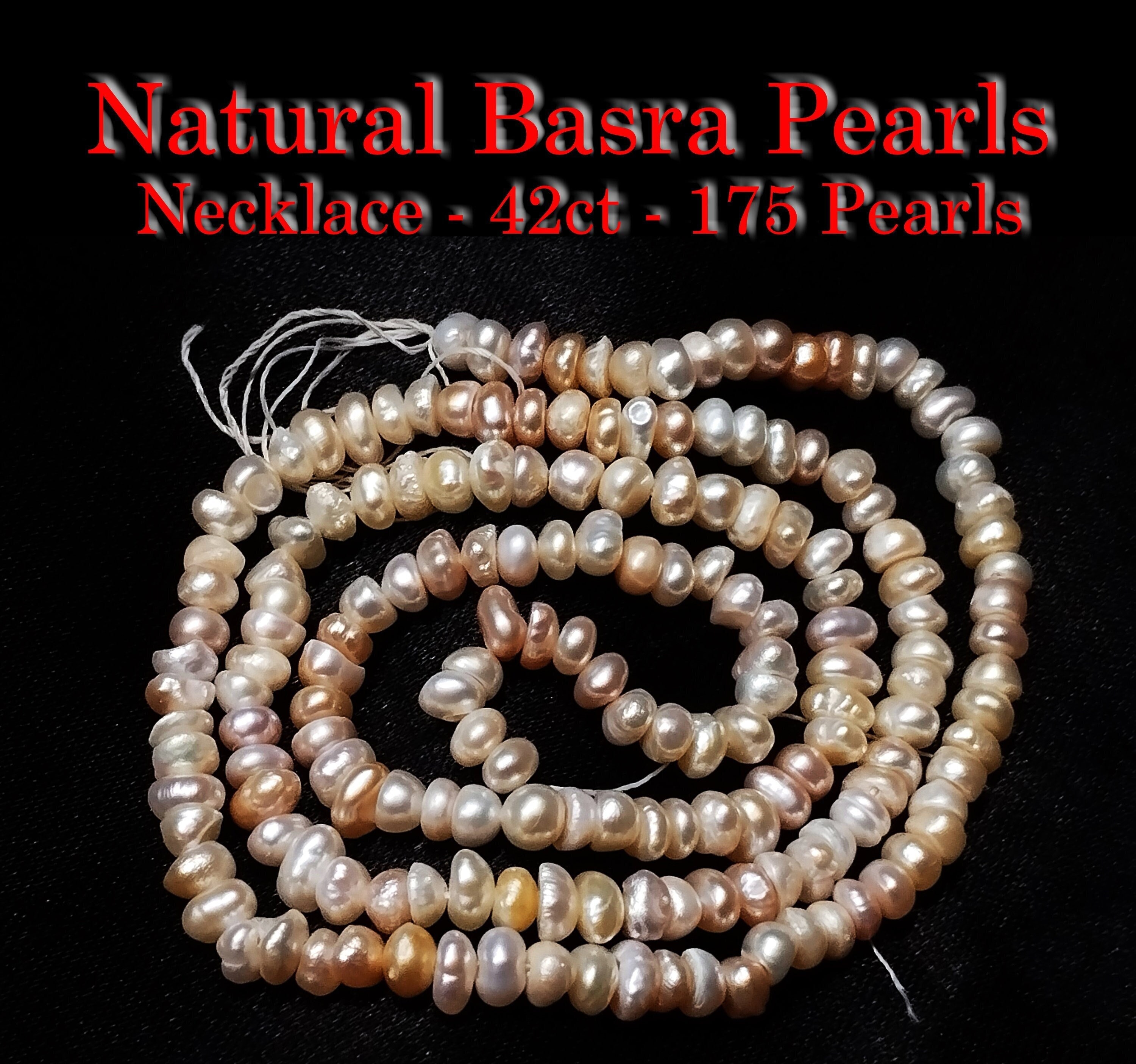 Vintage Basra Pearl Necklace - 42ct & 175 Pearls - Etsy