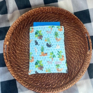 House Plants & Cats Sleeve (option to add front pocket)