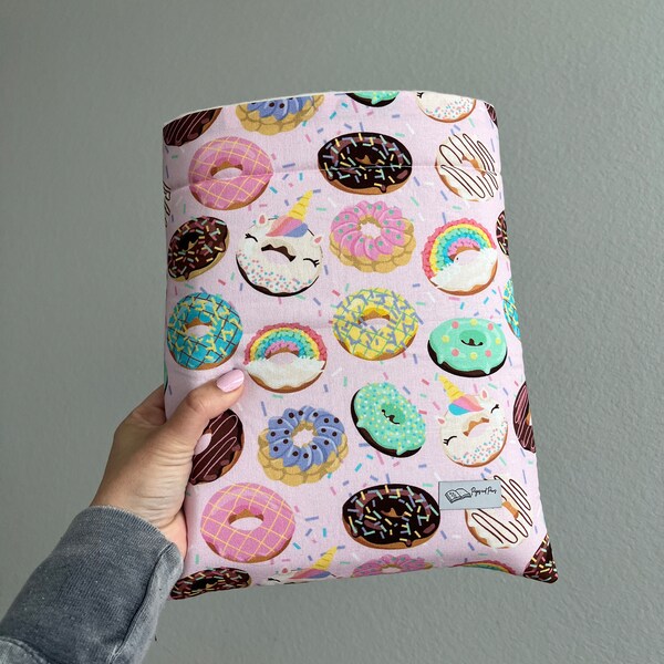 Donut Talk to Me I'm Reading Book Sleeve