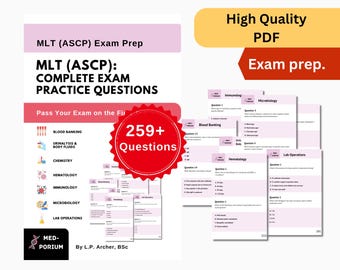 Systematic Ascp Mlt Exam Practice Questions Review: Everything Included inside Ascp Mlt Exam Practice Questions Pdf