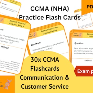 CCMA (NHA) Prüfung Karteikarten: Kommunikation & Kundenservice