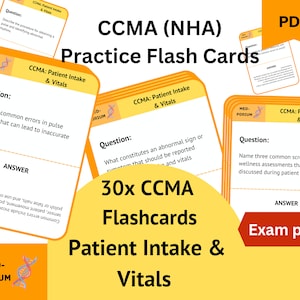 CCMA (NHA) Prüfung Karteikarten: Patient Intake & Vitals