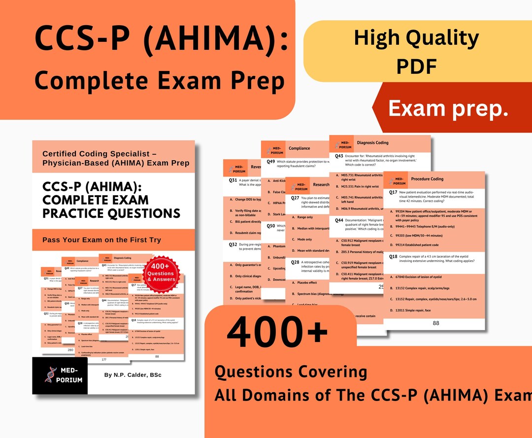 Complete CCS-P (AHIMA) Exam Preparation: Certified Coding Specialist ...