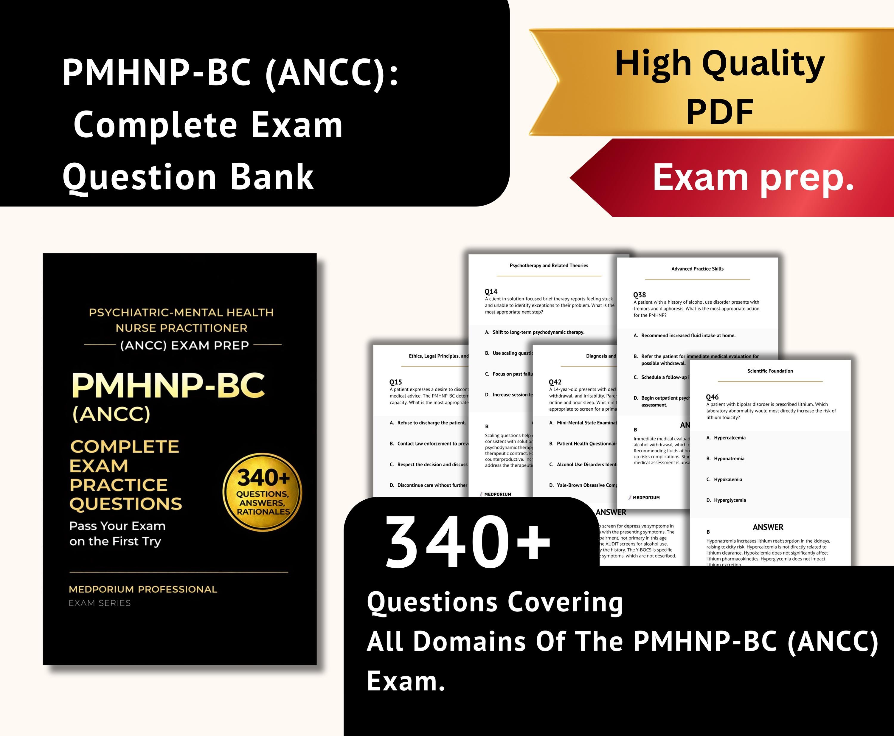 Ancc Psychiatric Nurse Practitioner Practice Questions