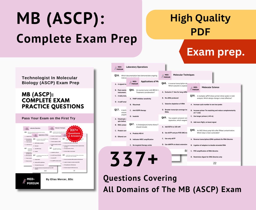 Complete MB (ASCP) Exam Preparation: Technologist in Molecular Biology ...