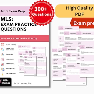 Komplettes MLS (ASCP) Prüfungsvorbereitungs-eBook: 300+ Multiple-Choice-Fragen