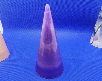 Beautiful Hand Crafted Cone Shaped Resin Pyramid, Ring holder, Jewelry holder