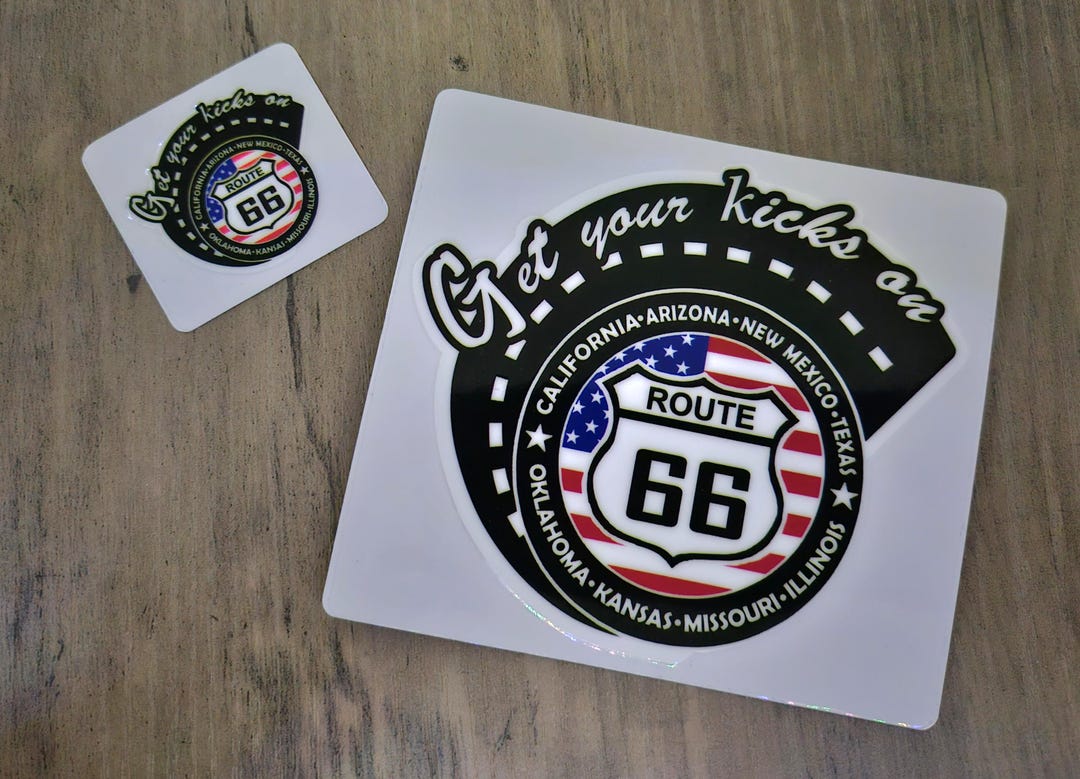 Route 66 Transfer Stickers 4