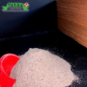 Handmade hardwood ash powder high purity quality special limited supply. Weight options use for soap art and fragrance supplies.