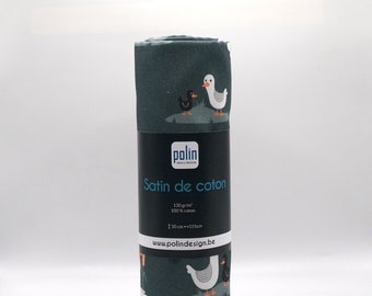 Satin Coton CANARD - 50 x 155cm