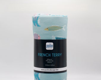 French Terry Poisson - 50 x 145cm