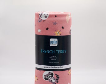 French Terry Raton Rose - 50 x 145cm