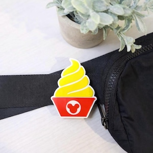 Pineapple Ice Cream Bag Charm- belt bum bag gift magical mouse theme park