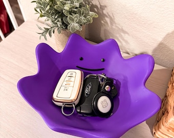 Purple Shape Shifter Trinket Dish - Candy Bowl Keys Jewelry Organizer