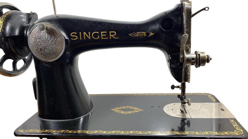 Antique 1923 Singer 66 Sewing Machine Rare Lotus Decals Restored ...
