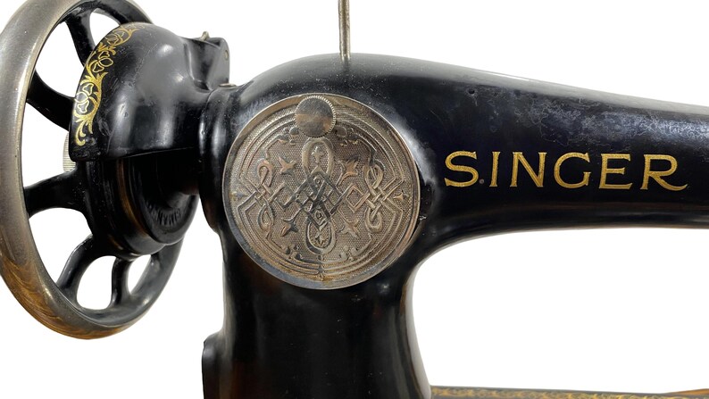 Antique 1923 Singer 66 Sewing Machine Rare Lotus Decals Restored ...